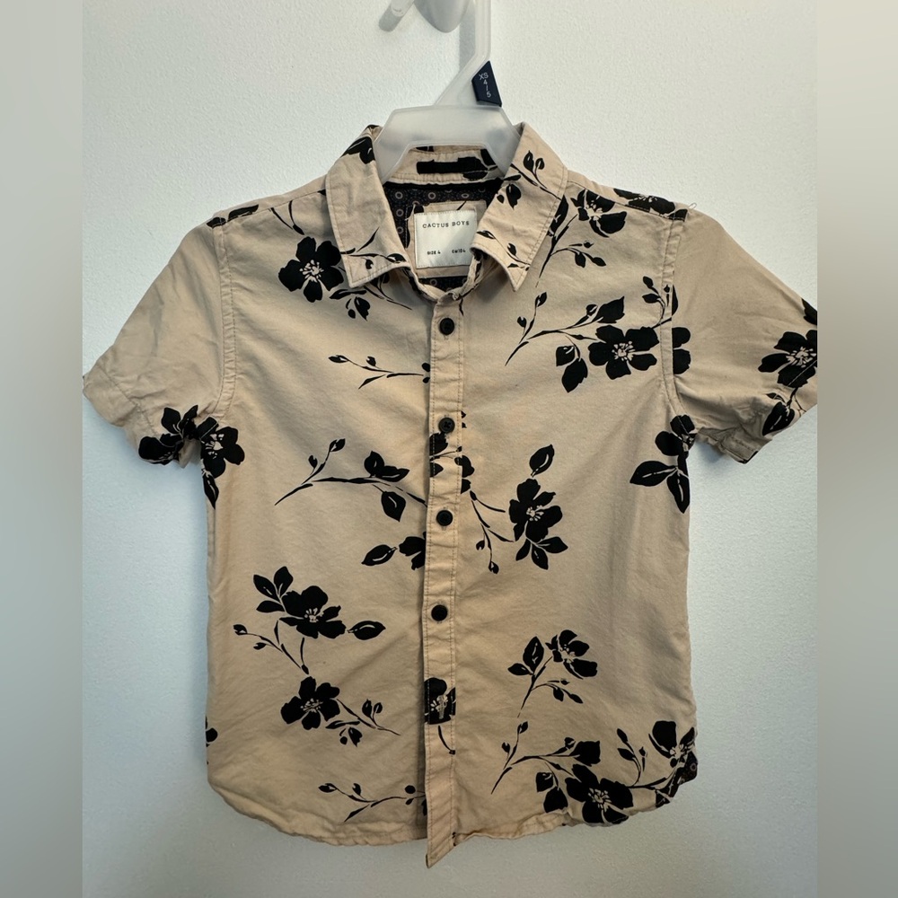 Boys 4T floral top
